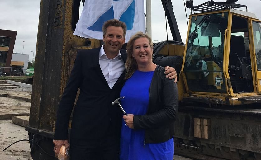 Martin Prakken, owner and CEO of BluePrint Automation at the groundbreaking ceremony in Woerden in May.