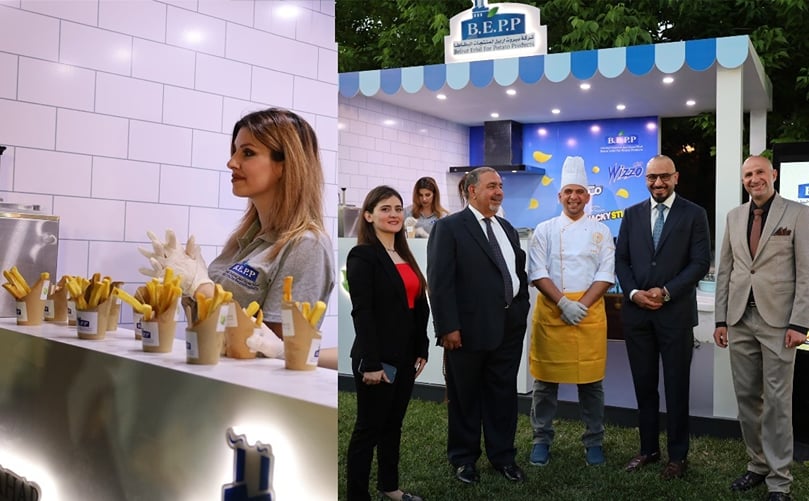 Beirut Erbil For Potato Product company booth and team with Mr. Shaaban, Chairman of the Board of Directors during king day 2024 Beirut Erbil For Potato Product company booth and team with Mr. Shaaban, Chairman of the Board of Directors during king day 2024