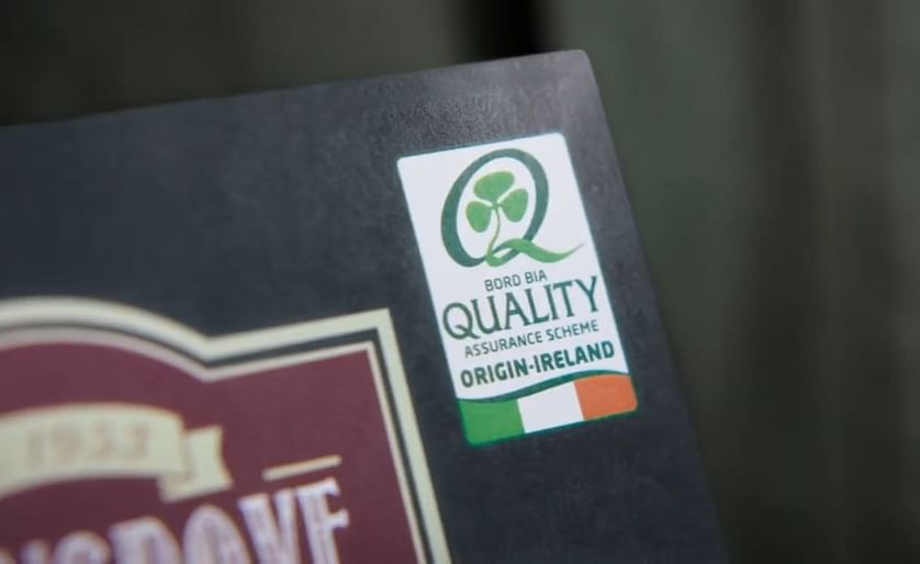 Bord Bia Quality Mark on an Irish food product