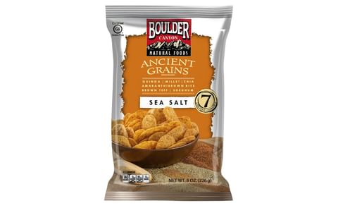 Boulder Canyon launches 'Ancient Grains', a Chip made of 7 Grains & Seeds, including Quinoa, Chia & Amaranth Boulder Canyon launches 'Ancient Grains', a Chip made of 7 Grains & Seeds, including Quinoa, Chia & Amaranth