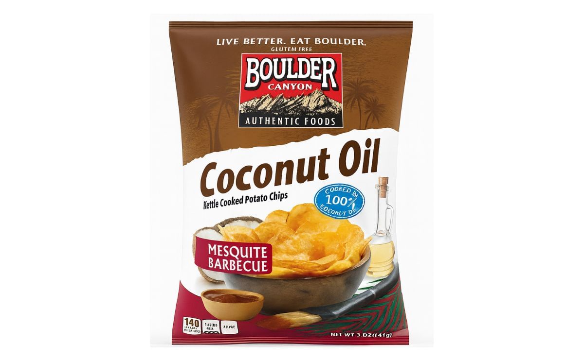 Boulder Canyon® Takes BBQ Potato Chips to the next level: How about Mesquite Barbeque fried in Coconut Oil?