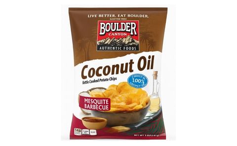 Boulder Canyon® Takes Traditional BBQ Potato Chips To New, Tastier Level With Introduction of Mesquite Barbeque Coconut Oil Variety Boulder Canyon® Takes Traditional BBQ Potato Chips To New, Tastier Level With Introduction of Mesquite Barbeque Coconut Oil Variety