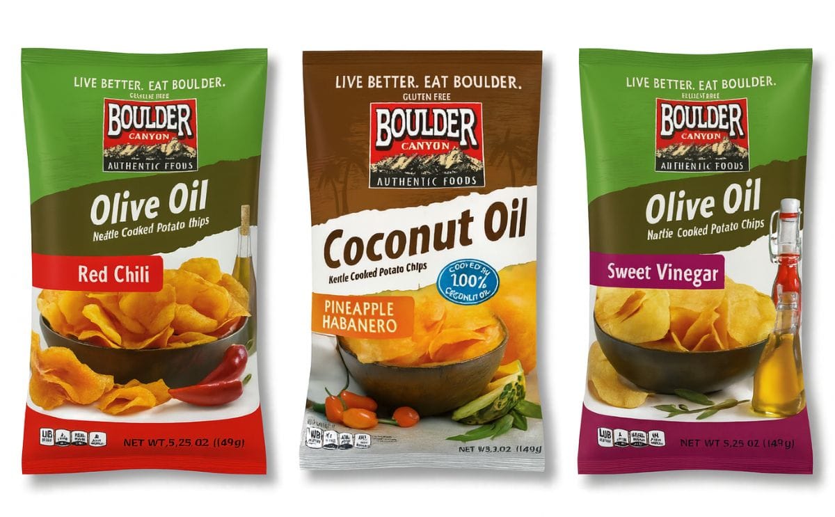 Boulder Canyon Expands Its Better-For-You Potato Chip Line-Up With New Flavors Cooked In Avocado, Coconut And Olive Oils Boulder Canyon Expands Its Better-For-You Potato Chip Line-Up With New Flavors Cooked In Avocado, Coconut And Olive Oils