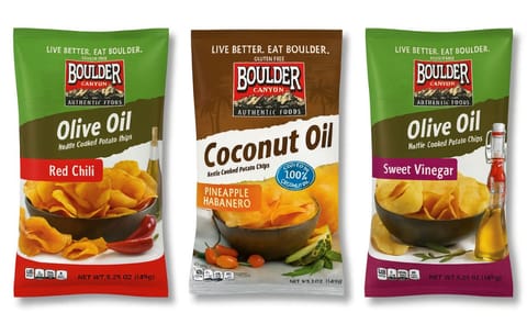 Boulder Canyon Expands Its Better-For-You Potato Chip Line-Up With New Flavors Cooked In Avocado, Coconut And Olive Oils Boulder Canyon Expands Its Better-For-You Potato Chip Line-Up With New Flavors Cooked In Avocado, Coconut And Olive Oils