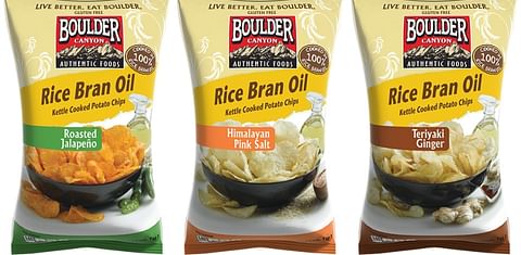 Boulder Canyon introduces Kettle Chips fried in heart-friendly Rice Bran Oil