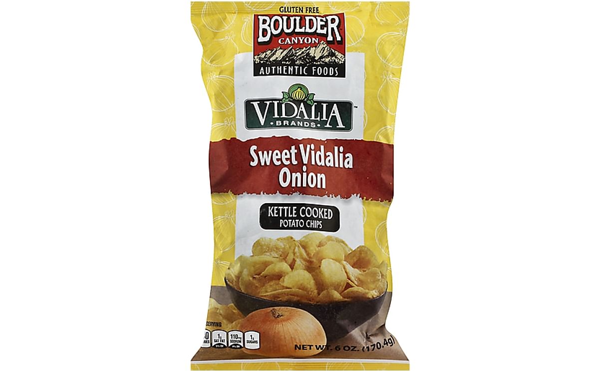 Boulder Canyon Sweet Vidalia Onion Kettle Cooked Potato Chips Boulder Canyon Sweet Vidalia Onion Kettle Cooked Potato Chips
