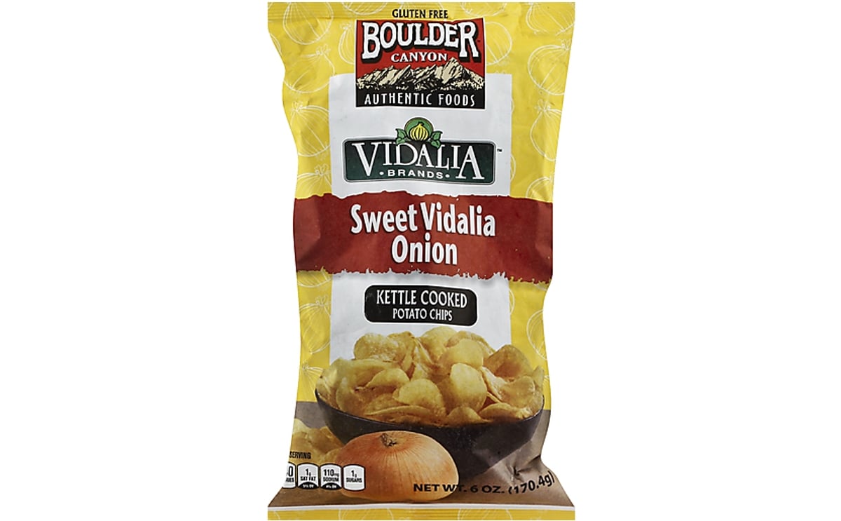 Boulder Canyon Sweet Vidalia Onion Kettle Cooked Potato Chips Boulder Canyon Sweet Vidalia Onion Kettle Cooked Potato Chips