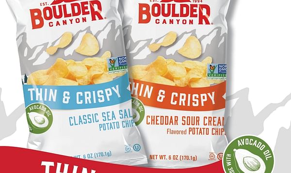 Boulder Canyon Debuts New Thin & Crispy Potato Chips Made With Avocado Oil