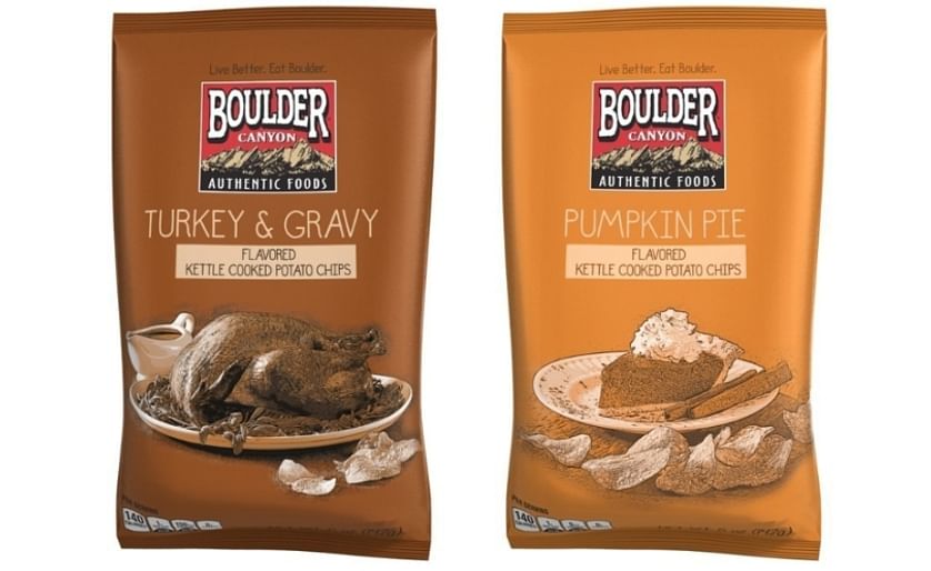 Back By Popular Demand: Pumpkin Pie And Turkey & Gravy Potato Chips From Boulder Canyon Authentic Foods