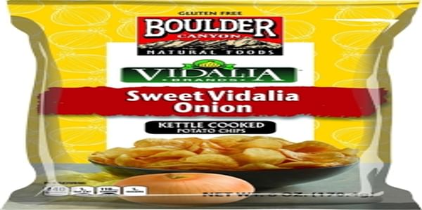 Boulder Canyon Sweet Vidalia Onion Kettle Cooked Potato Chips