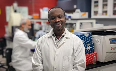 Research scientist Bourlaye Fofana was looking for a way to make plant products healthier for humans and animals by adding an antioxidant called selenium.