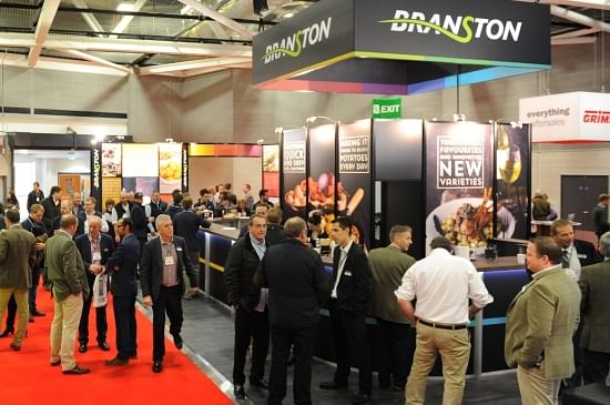 Stand of BP2015 Gold Sponsor Branston: “We’re proud to be a sponsor and interact with all aspects of the potato supply chain, especially our grower base, customers and suppliers.” says Richard Clark, Commercial Director Branston.