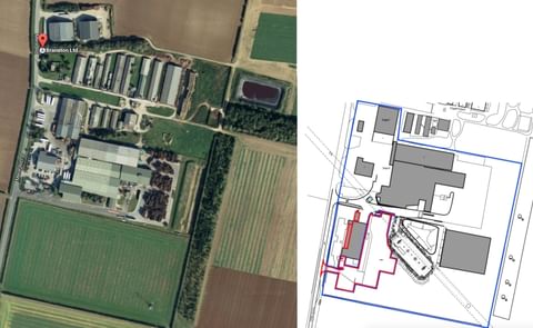 Current buildings (left) as per Google Maps and a drawing of the new situation at the southern part of the current site with the expansion further South (right) as per the Lincolnite. Current buildings (left) as per Google Maps and a drawing of the new situation at the southern part of the current site with the expansion further South (right) as per the Lincolnite.