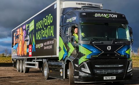 Branston is trialling electric lorries in its fleet Branston is trialling electric lorries in its fleet