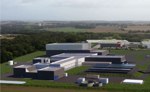 The future site, in the foreground and the historic site, in the background, in Pontivy. The future site, in the foreground and the historic site, in the background, in Pontivy.