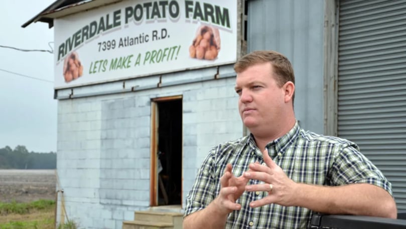 Bryan Jones, Farmer at Riverdale Potato Farm Bryan Jones, Farmer at Riverdale Potato Farm