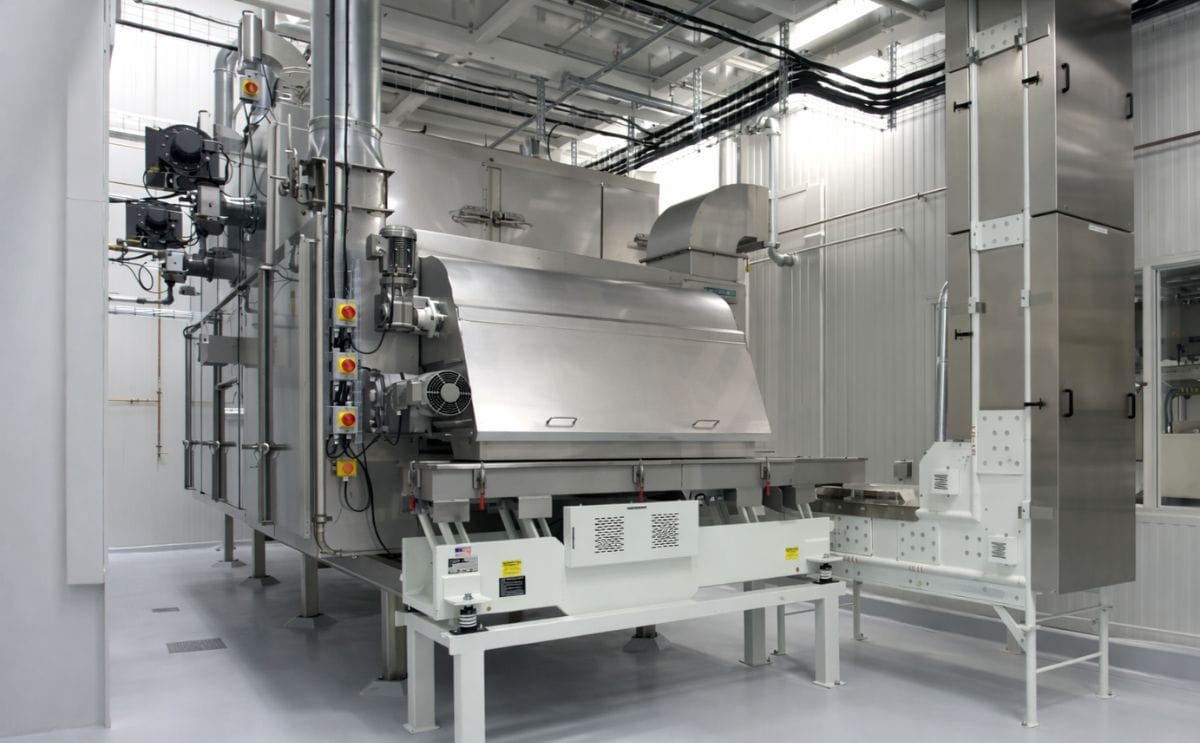 AeroDry sanitary dryer.