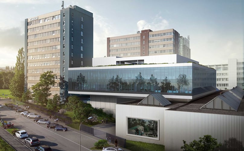 Impression of how Bühler’s innovation center will look once it is finished Impression of how Bühler’s innovation center will look once it is finished