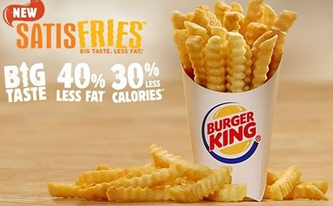 Burger King makes Satisfries the standard fries in its Kids meals Burger King makes Satisfries the standard fries in its Kids meals