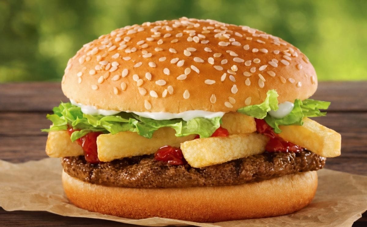 A Burger and Fries or a French Fry Burger?