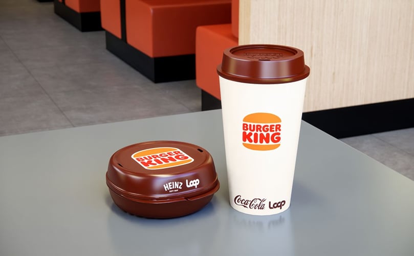 Burger King® are continuing to develop their global partnership with Loop to reduce single-use packaging through reusables. Burger King® are continuing to develop their global partnership with Loop to reduce single-use packaging through reusables.