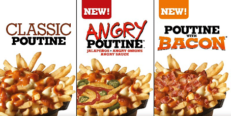 Burger King poutine: now three variations available  