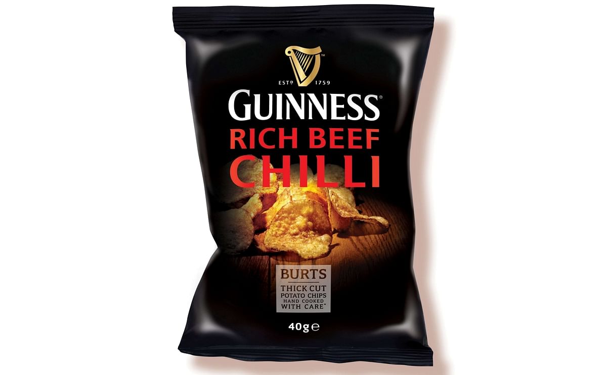 Burts Chips Guinness rich beef chilli Burts Chips Guinness rich beef chilli