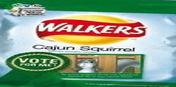  Walkers Cajun Squirrel potato chips