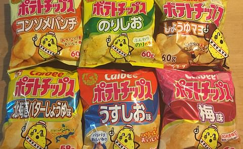 Calbee potato chips Calbee potato chips