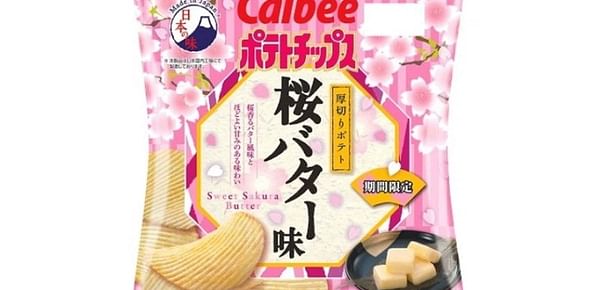 A taste of Spring in Japan: Sakura (Cherry-blossom) Butter flavored potato chips