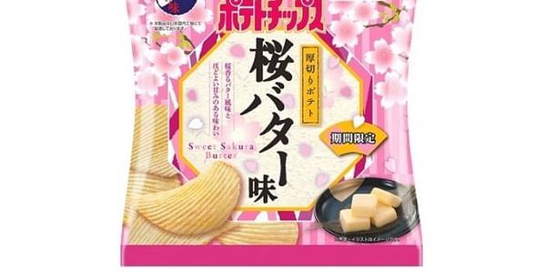 A taste of Spring in Japan: Sakura (Cherry-blossom) Butter flavored potato chips