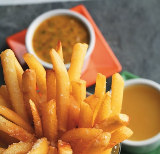 Canola oil is widely used for the preparation of french fries, in the factory, at home and in restaurants Canola oil is widely used for the preparation of french fries, in the factory, at home and in restaurants