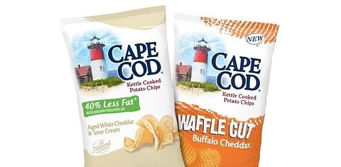  Cape Cod Kettle cooked potato chips with 40% less fat
