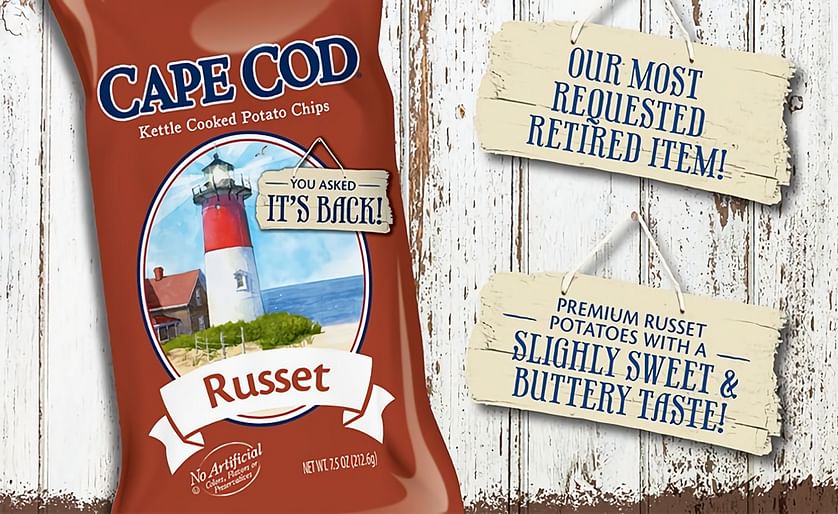 After ten years Cape Cod® Potato Chips brought back the Cape Cod Russet Potato Chip