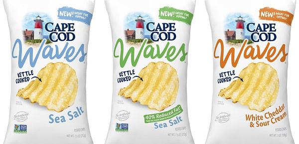 New Cape Cod Waves Potato Chips available in three flavors