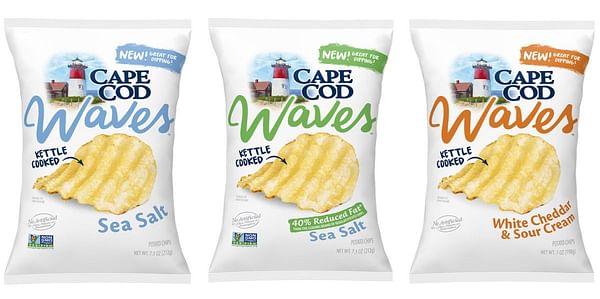 New Cape Cod Waves Potato Chips available in three flavors