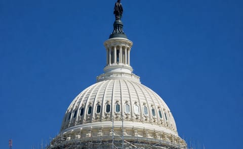 The Capitol in Washington DC - the seat of US Congress - in the spring of 2016 as scaffolding for an almost two year lasting restoration is coming down (Courtesy: Architect of the Capitol). The Capitol in Washington DC - the seat of US Congress - in the spring of 2016 as scaffolding for an almost two year lasting restoration is coming down (Courtesy: Architect of the Capitol).