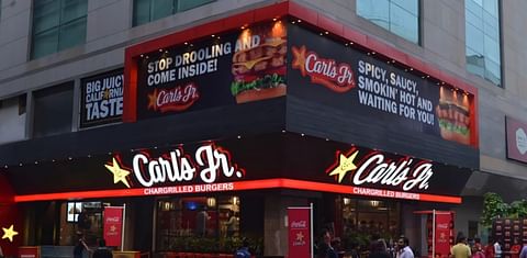 American Burger Chain Carl&#039;s Jr. opens its first restaurant in India