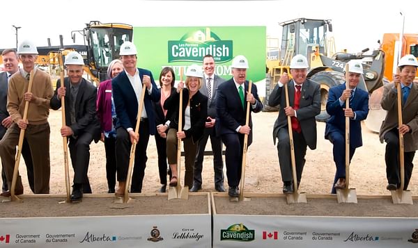 Cavendish Farms Officially Breaks Ground in Lethbridge, Alberta