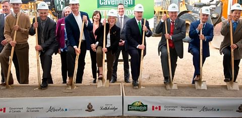 Cavendish Farms Officially Breaks Ground in Lethbridge, Alberta