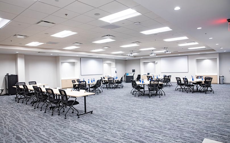 Modern classroom and collaboration spaces designed for hands-on learning and cross-functional food safety training. Modern classroom and collaboration spaces designed for hands-on learning and cross-functional food safety training.