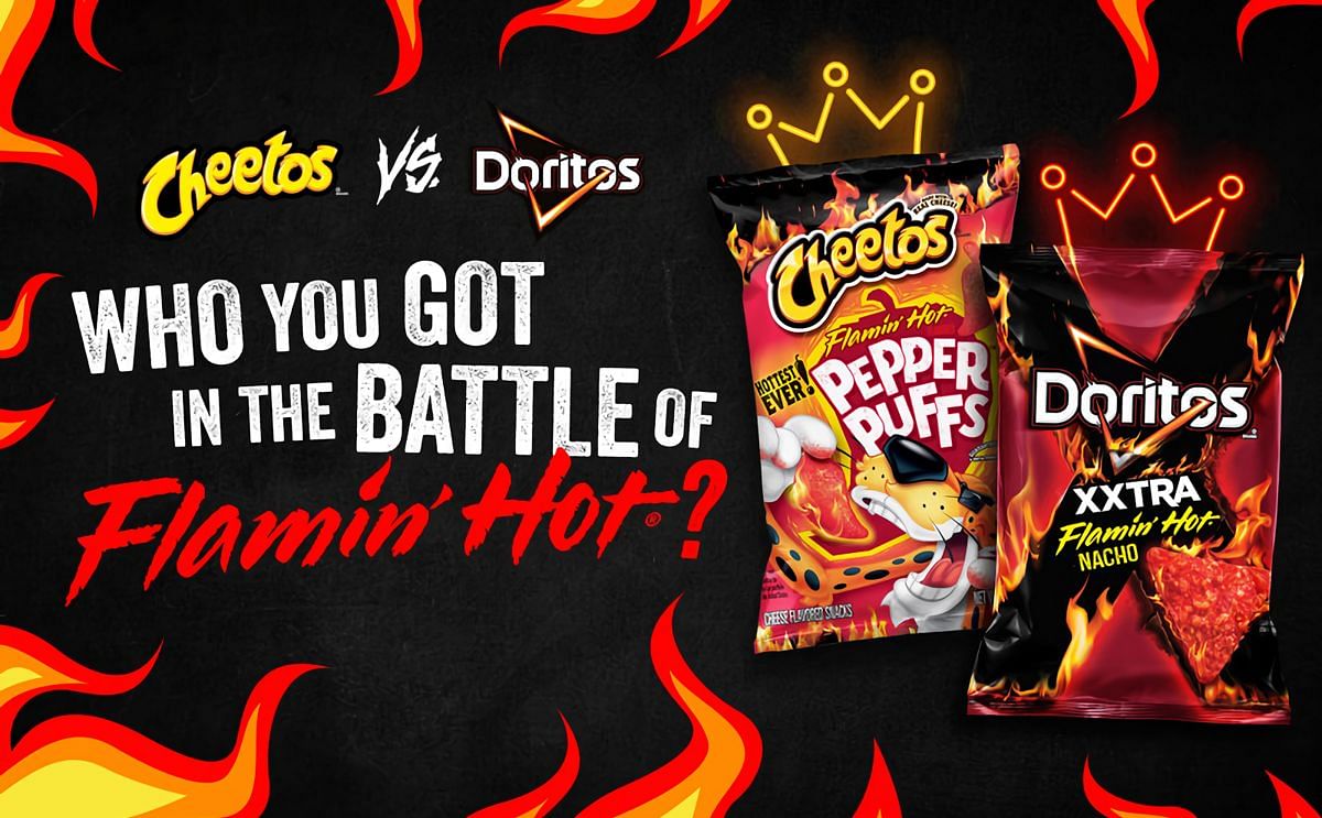 Cheetos And Doritos Go Head-to-Head In Epic Flamin' Hot Faceoff