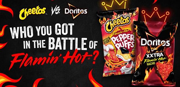 Cheetos And Doritos Go Head-to-Head In Epic Flamin' Hot Faceoff