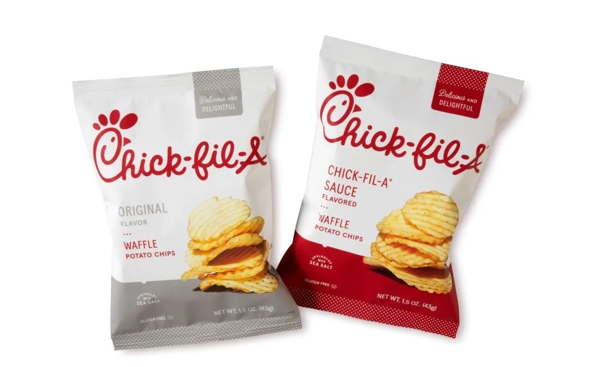 Chick-fil-A Sauce Flavored Waffle Potato Chips