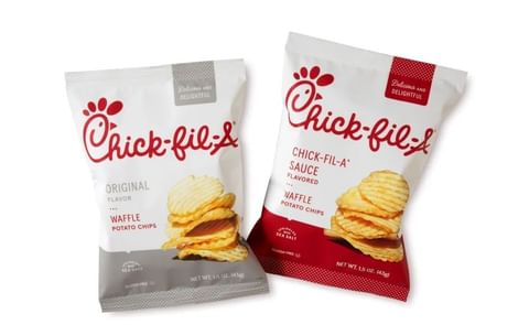 Chick-fil-A Sauce Flavored Waffle Potato Chips Chick-fil-A Sauce Flavored Waffle Potato Chips
