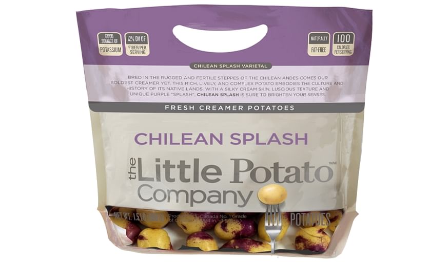 The Little Potato Company is introducing its newest proprietary Creamer variety - chilean splash - at the Produce Marketing Association’s “Fresh Summit Convention and Expo” in Altanta, GA this week