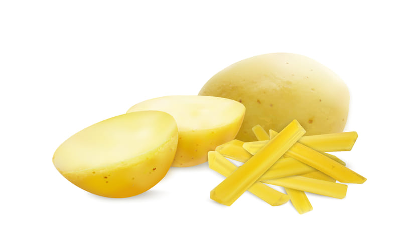 High-Quality Potato Varieties Used for Chilled French Fries Production