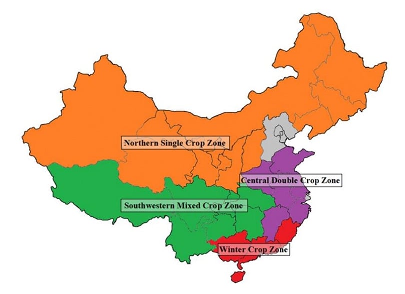 China: Map of Potato Zones (Image 1) China: Map of Potato Zones (Image 1)