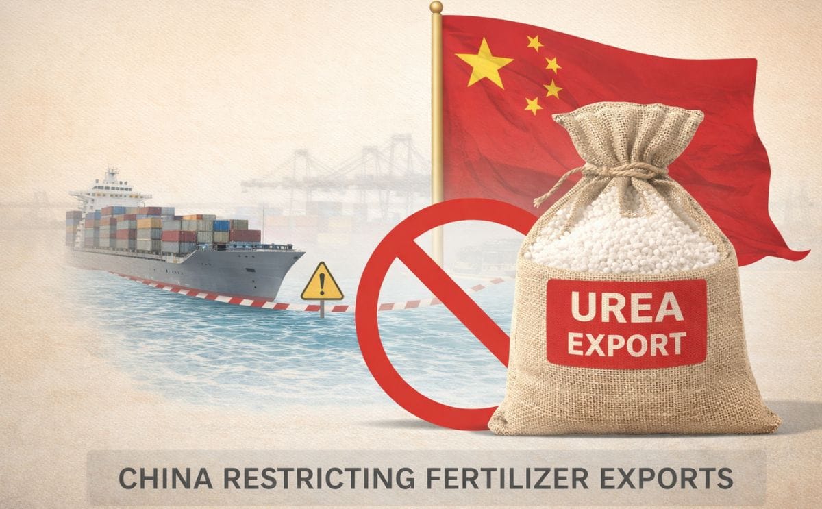 China tightens fertilizer export restrictions as supply disruptions in the Strait of Hormuz add pressure to global markets and raise concerns over availability and prices China tightens fertilizer export restrictions as supply disruptions in the Strait of Hormuz add pressure to global markets and raise concerns over availability and prices