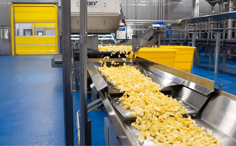Chips are sorted for defects, like burnt spots, before heading to be seasoned. (Courtesy: The Country) Chips are sorted for defects, like burnt spots, before heading to be seasoned. (Courtesy: The Country)